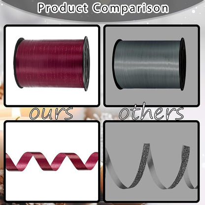500 Yards Curling Ribbon, 1/5 Inch Shiny Ribbon, Balloon String, Party - Image 4
