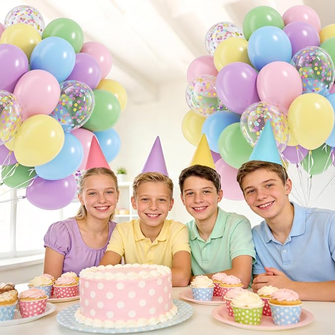 60pcs Pastel Balloons 12inch - Image 6