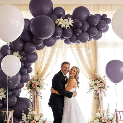 110pcs Dusty Purple Balloon 12 Inch, Dusty Purple Latex Balloons - Image 6