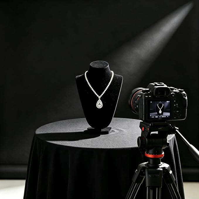 Black Photography Backdrop for Photoshoot, Fabric 5x7ft | Versatile Studio - Image 6