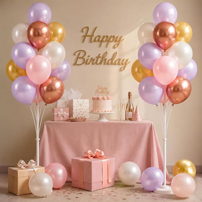 Pastel Pink Balloon Column Kit Set of 2 - Image 5