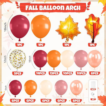 Fall Balloon Garland Arch Kit - Image 2