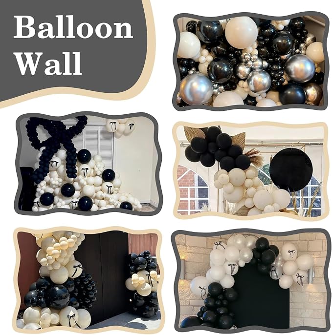 Black White Link Balloons - Image 4