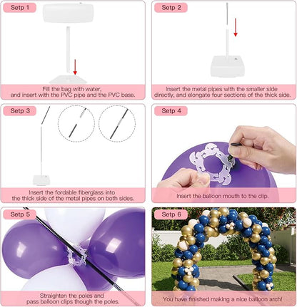rubfac 7.2ft Adjustable Balloon Arch Kit - Image 5