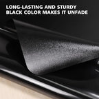 Vinyl Floor Mat for Home，5'×7' Black Waterproof Area Mat for Under Dining Room Table, Sturdy Plastic Rug Protector for Kitchen, Living Room, Yard, Garage, Large Baby Play Mat