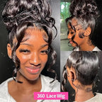 Hidden Strap Invisi Strap Straight 360 Glueless Wigs Human Hair Pre Plucked Pre Bleached Brazilian Virgin Wig With Drawstring 250 Density HD Full Lace Front Wigs Human Hair 24 Inch