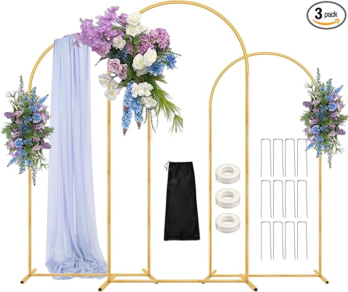 6FT, 4FT Balloon Arch Stand Kit by DEVISEFUN