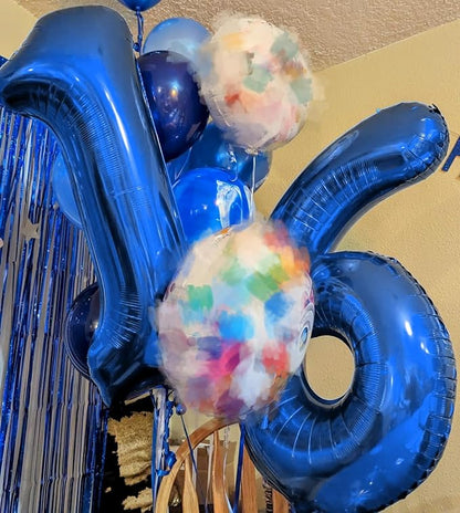 Number Balloons 26 Balloon Dark Blue - Image 4