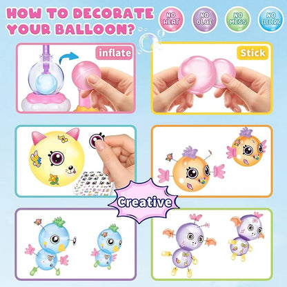nicknack 170Pcs Magic Sticky Balloon Refill Kit DIY Crafts - Image 5