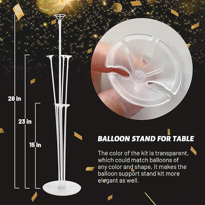 6 Sets Balloon Stand Kits, Balloon Holders Table Centerpieces | Balloon sticks - Image 3