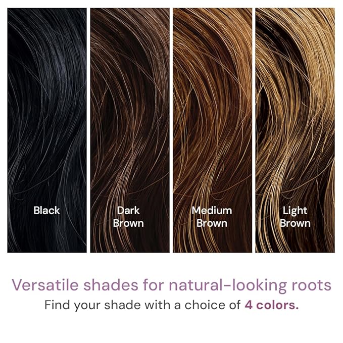 Style Edit Root Touch Up Stick for Light Brown and Gray Hair Coverage, Temporary Hair Color with Premium Shading Sponge Pen, Hair Makeup Cover Up, 0.11 oz 2 Pack