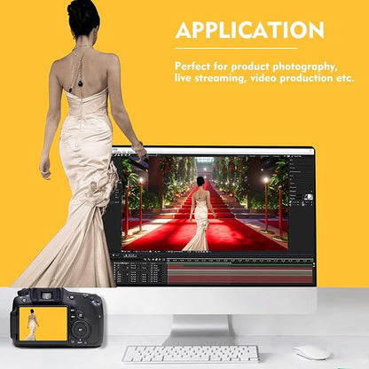Yellow Photography Backdrop for Photoshoot, Fabric 8x10ft | Versatile Studio - Image 2