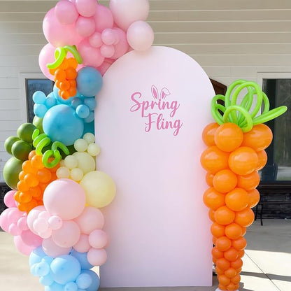 Pastel Rainbow Balloons Arch Kit, Easter Balloon Garland - Image 3