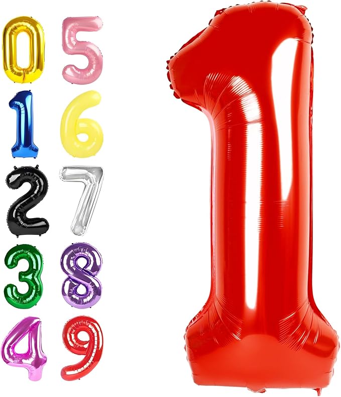 Birthday Number Balloons 40 Inch 0 Balloon by Argthjy