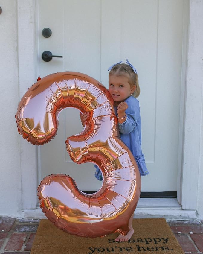 Rose Gold 13 Balloon - Image 2