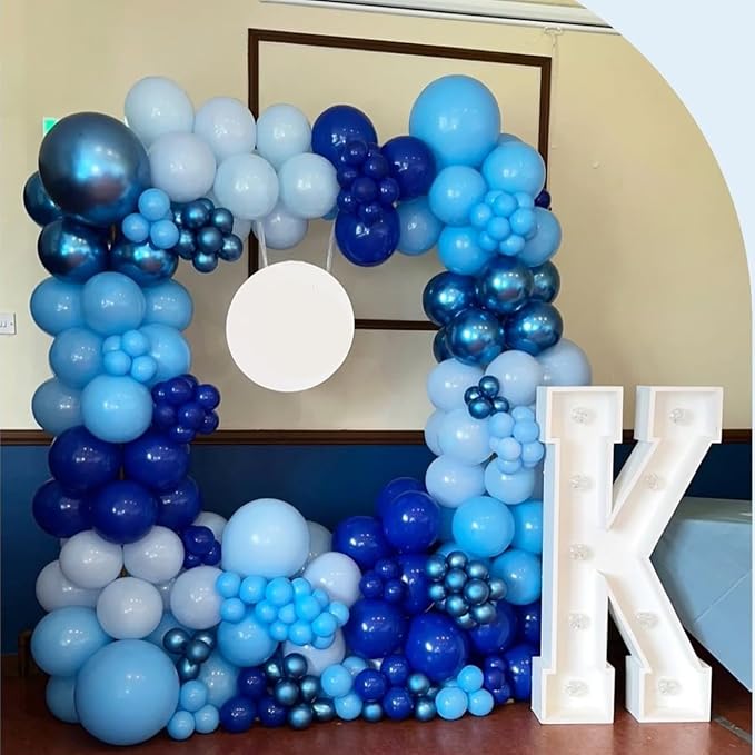 YMSZ Blue Balloon Garland Arch Kit, Baby Shower, 2026 Graduation, Anniversary - Image 4