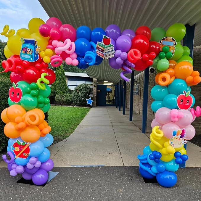 Back To School Balloon Arch Garland Kit, First Day of School Decorations | - Image 9