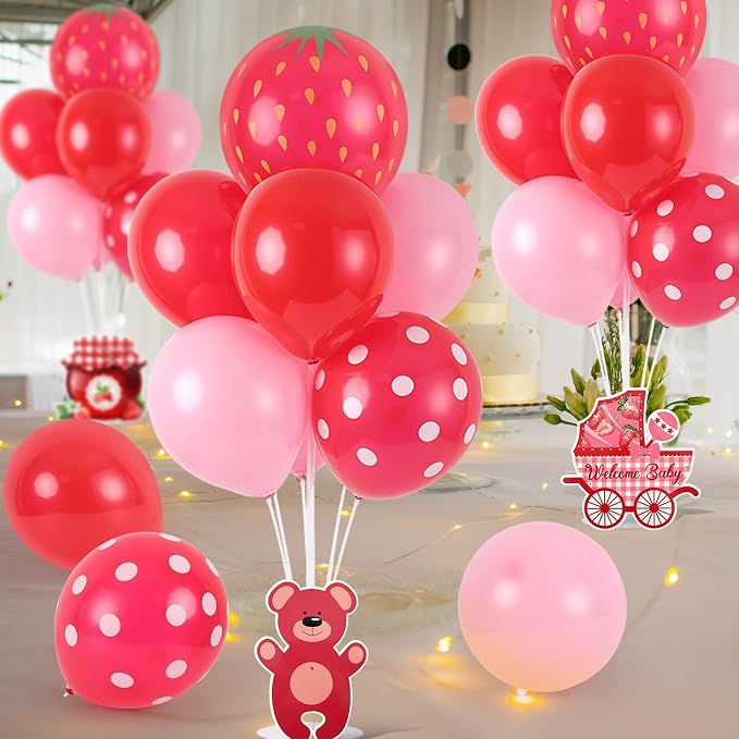 6 Sets Strawberry Balloon Stand Kit - Image 8