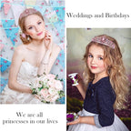 VELSCRUN Birthday Princess Crowns Tiaras, Girls Birthday Sash, Happy Birthday Decorations/Accessories for Women