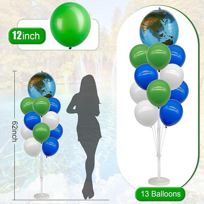 Gejoy 2 Sets 62" Large Globe Balloons Tower Stand Kit, Entire Balloon Column Kit - Image 5