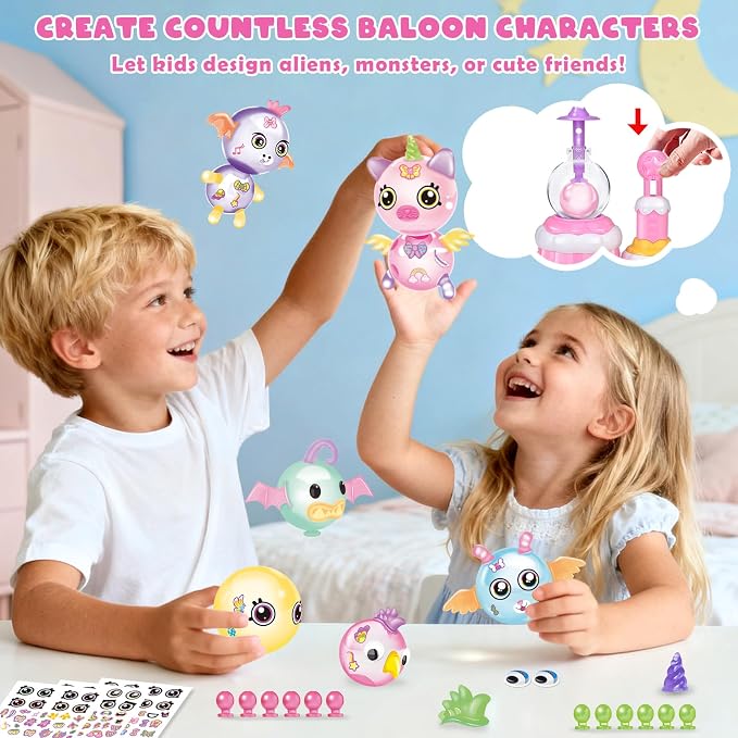 nicknack 170Pcs Magic Sticky Balloon Refill Kit DIY Crafts - Image 3