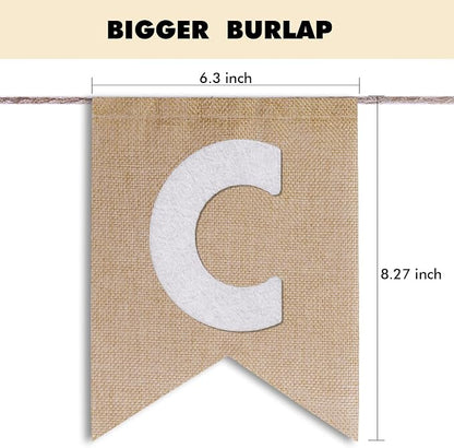 Custom Banner Kit, 28 Burlap Banner - Image 5