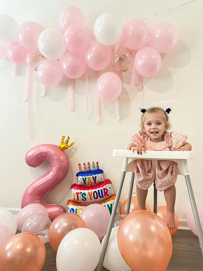 40 inch Pink Number 9 Balloon - Image 6