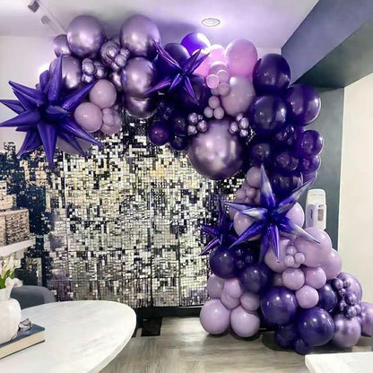 YMSZ Purple Balloon Garland Arch Kit, - Image 4