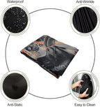 Barber Capes for Men Hair Cutting Salon Cape with Snaps Hairdresser Gown Stylist Cape- 63”× 56”