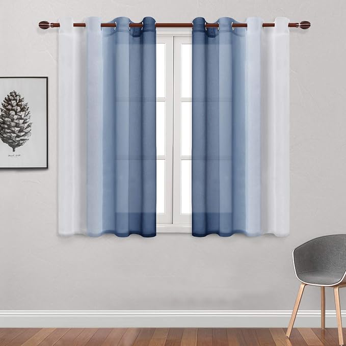 DWCN Ombre Sheer Curtains - Image 2