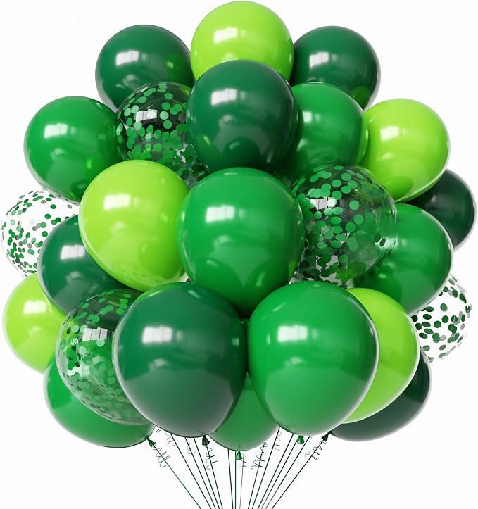 Green Balloons, Jungle Safari, Birthday Party Decorations by PATYDECRO