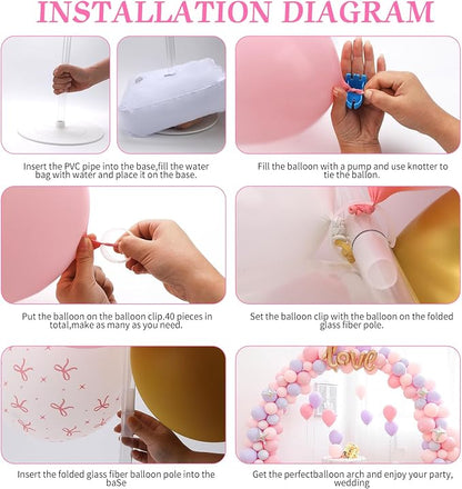 Balloon Arch Kit, Adjustable 10FT Wide & 8FT Tall Balloon Arch Stand Kit - Image 3