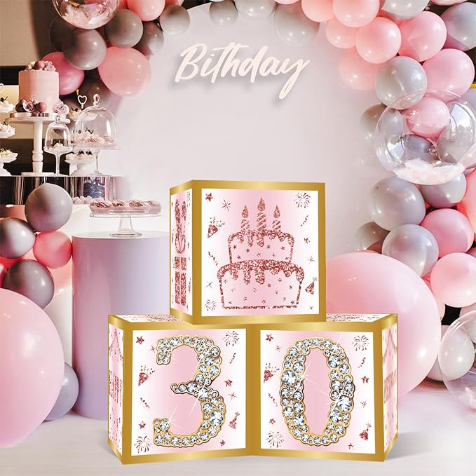 DataMoon 30th Birthday Decorations Boxes - Image 3