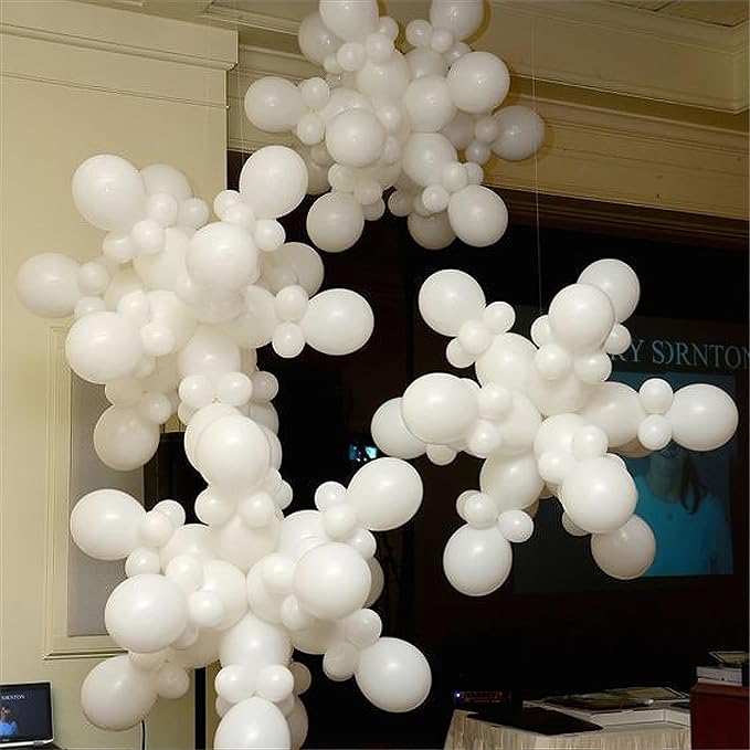 White Link Balloons, Pearl Quick Balloon - Image 9