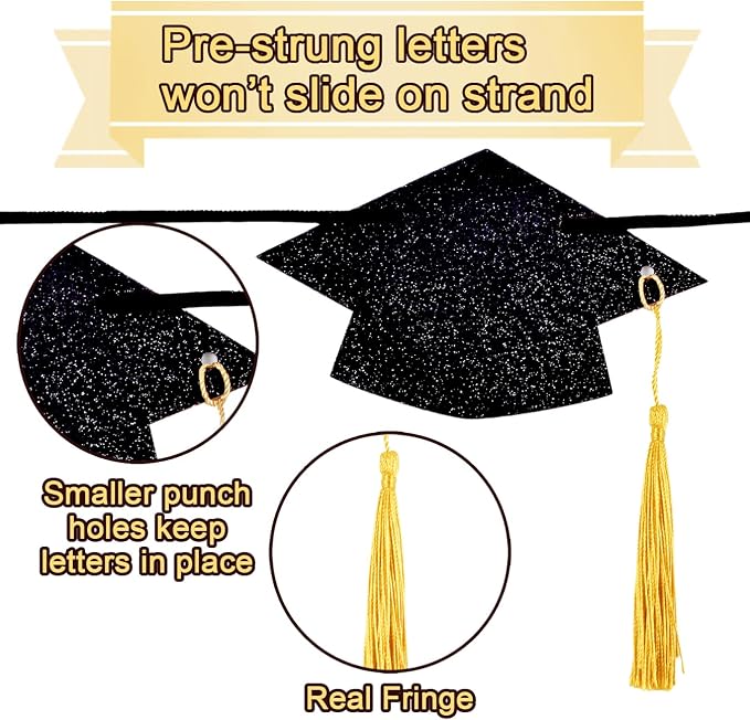 Congratulations Banner, NO DIY Graduation Banner - Image 6