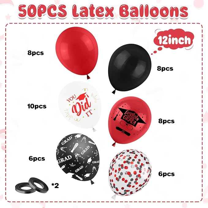 Graduation Balloons, Graduation Party Decoration - Image 2
