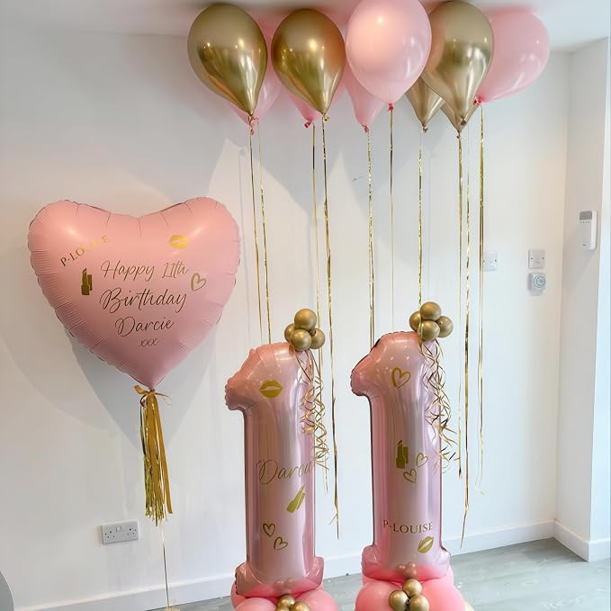 40 Inch 20th Birthday Balloon for Women - Image 7
