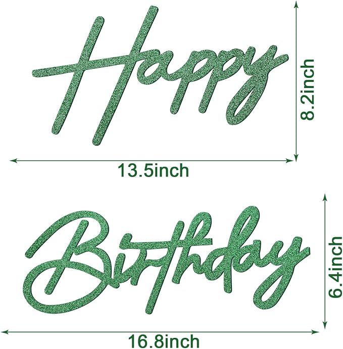 Happy Birthday Sign for Backdrop - Image 2