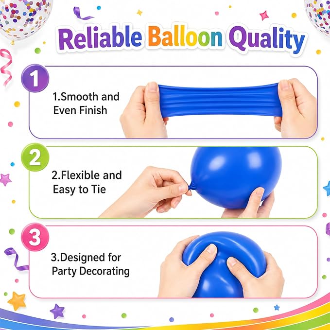 Rainbow Assorted Balloons - Image 3