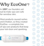 EcoOne | Hot Tub Chemical Maintenance & Supply Kit | Spa Shock, Conditioner & Purification Kit | Contains Oneshock Chlorine Granular, SPA Monthly Conditioner & Filter Cleanser | 3 Month Supply