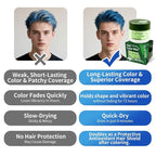 Temporary Hair Color Wax for Men - SUPIYA Washable Hair Wax Color, All-Day Hold Disposable Hair Wax for Christmas, Cosplay & Daily (Color #21W)