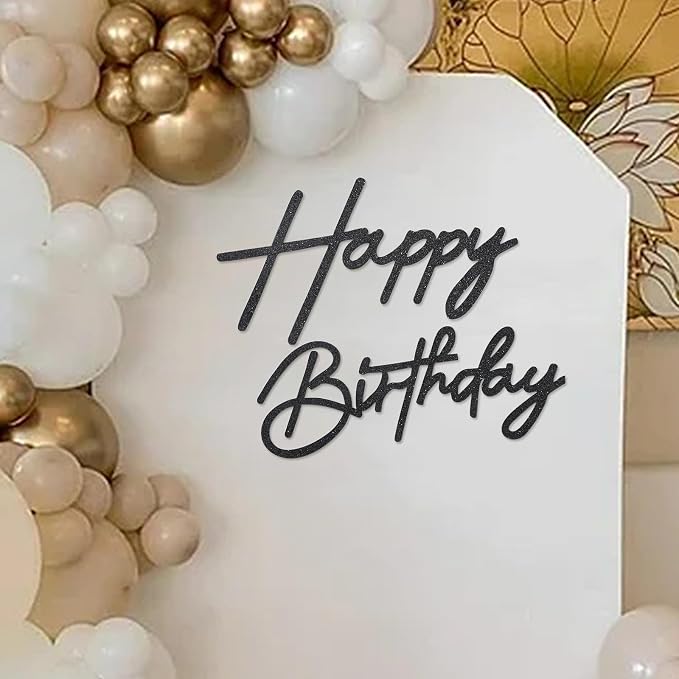 Happy Birthday Sign for Backdrop by MASTRON