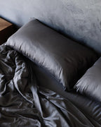 Cozy Earth Standard Pillowcases Set of 2 - Made of 100% Viscose from Bamboo, Ultra-Soft & Luxury, Woven from Naturally Breathable & Lightweight Fabric - Charcoal