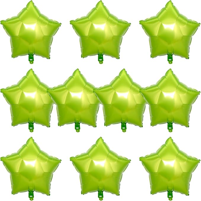 MEETINGU 10PCS 18" Star Balloons Foil Balloons Foil Membrane Balloons Party & by MEETINGU