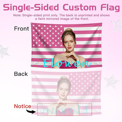 Custom Pink American US Flag - Image 6