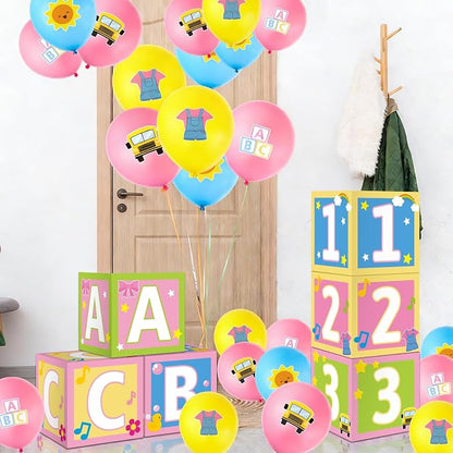 30Pcs Party Decorations English Teacher ABC Alphabet 123 Party Favor Boxes - Image 4