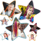 Colored Braids Hair Extensions with Rubber Bands Rainbow Braided Synthetic Hairpieces Ponytail Hair Accessories for Women Kids Girls Party Highlights Cosplay Dress Up (12PCS A Style)