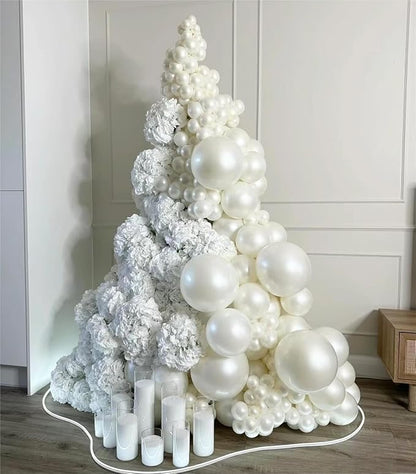 White Balloons 50pcs 12" Party Decoration Matte Latex Balloonfor Birthday - Image 7