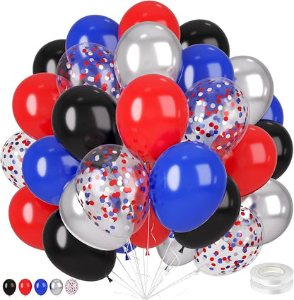 Red Blue Black Balloons by BIAPIAN