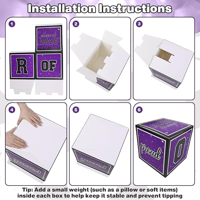 Purple Graduation Decorations 2026 - Image 3